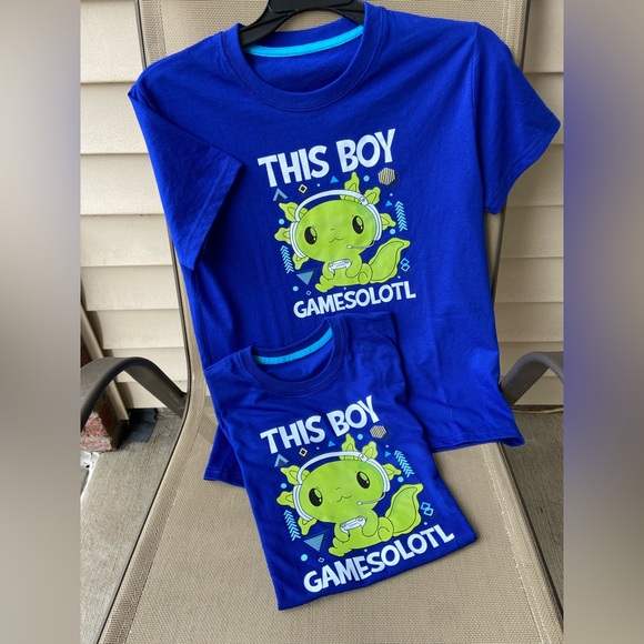 Child’s Sz-S/M/7 & M/L/10 Graphic T-Shirt w/Green Gaming Monster/Alien Character - Picture 8 of 16